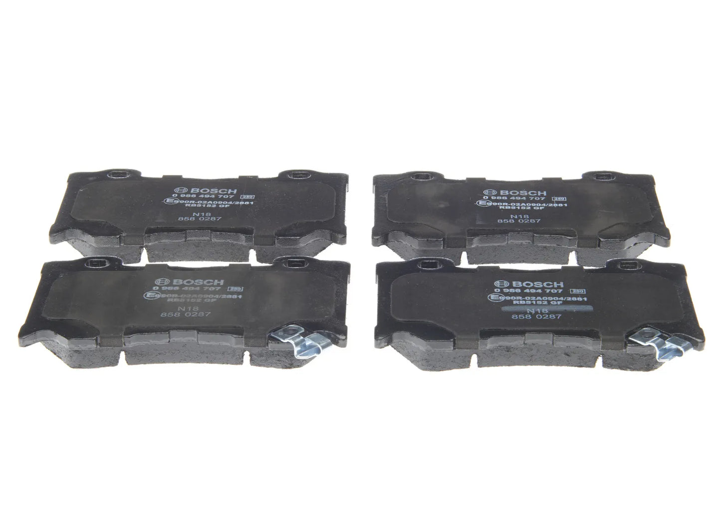 Bosch Brake Pad Set FRONT BP1702 (0986494707) - 370Z NON-AKEBONO