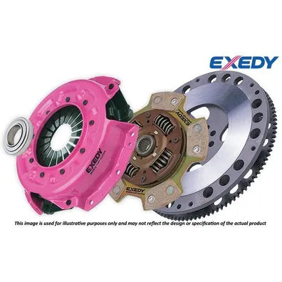 Exedy HD Button Clutch Kit with Single Mass Flywheel (SMF) NSK-7454SMFHDB - 350Z DE 03-06