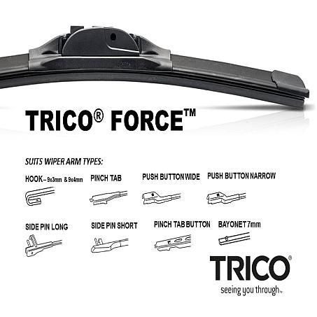 Trico Force Beam Wiper Blade Drivers Side 525mm (21 inch) TF525 - 370Z