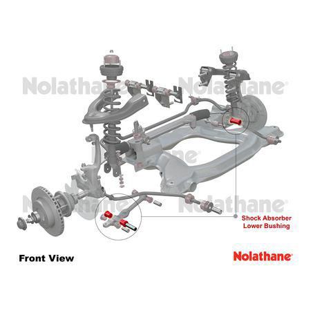 Nolathane Shock Absorber Bushing Kit 43119 - 350Z