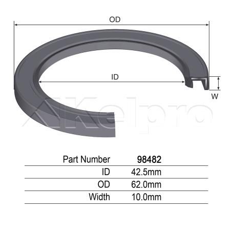 Kelpro Oil Seal Transmission / Gearbox Output Rear 98482 - 350Z