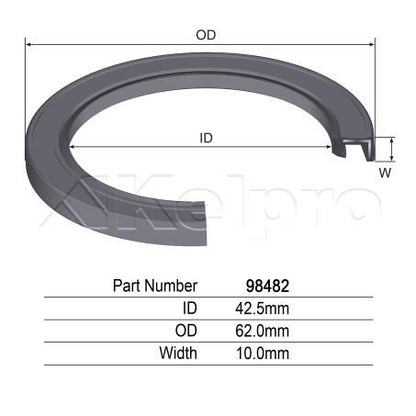 Kelpro Oil Seal Transmission / Gearbox Output Rear 98482 - 350Z