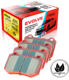 Bremtec Evolve Hybrid-Carbon Performance Brake Pad Set REAR BT1414EV550 - 370Z NON-AKEBONO