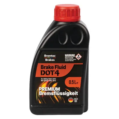 Bremtec DOT4 Brake Fluid 500ML DOT4-05L - Premium Applications