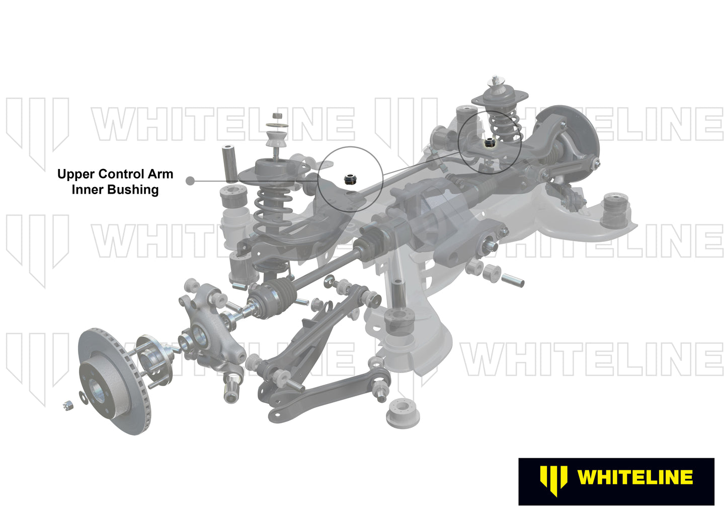 Whiteline Performance Rear Axle Control Arm Upper - Inner Bushing Kit W62989 - 350Z