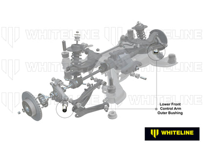 Whiteline Performance Rear Axle Trailing Arm - Rear Bushing Kit W62998 - 350Z / 370Z
