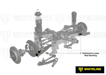 Whiteline Performance Rear Axle Trailing Arm - Rear Bushing Kit W62998 - 350Z / 370Z